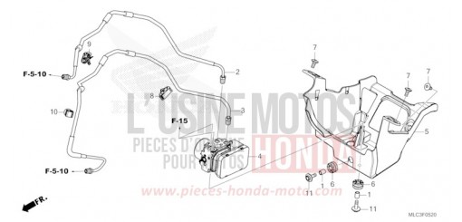 MODULATEUR ABS/TUYAU DE FREIN XL750P de 2023